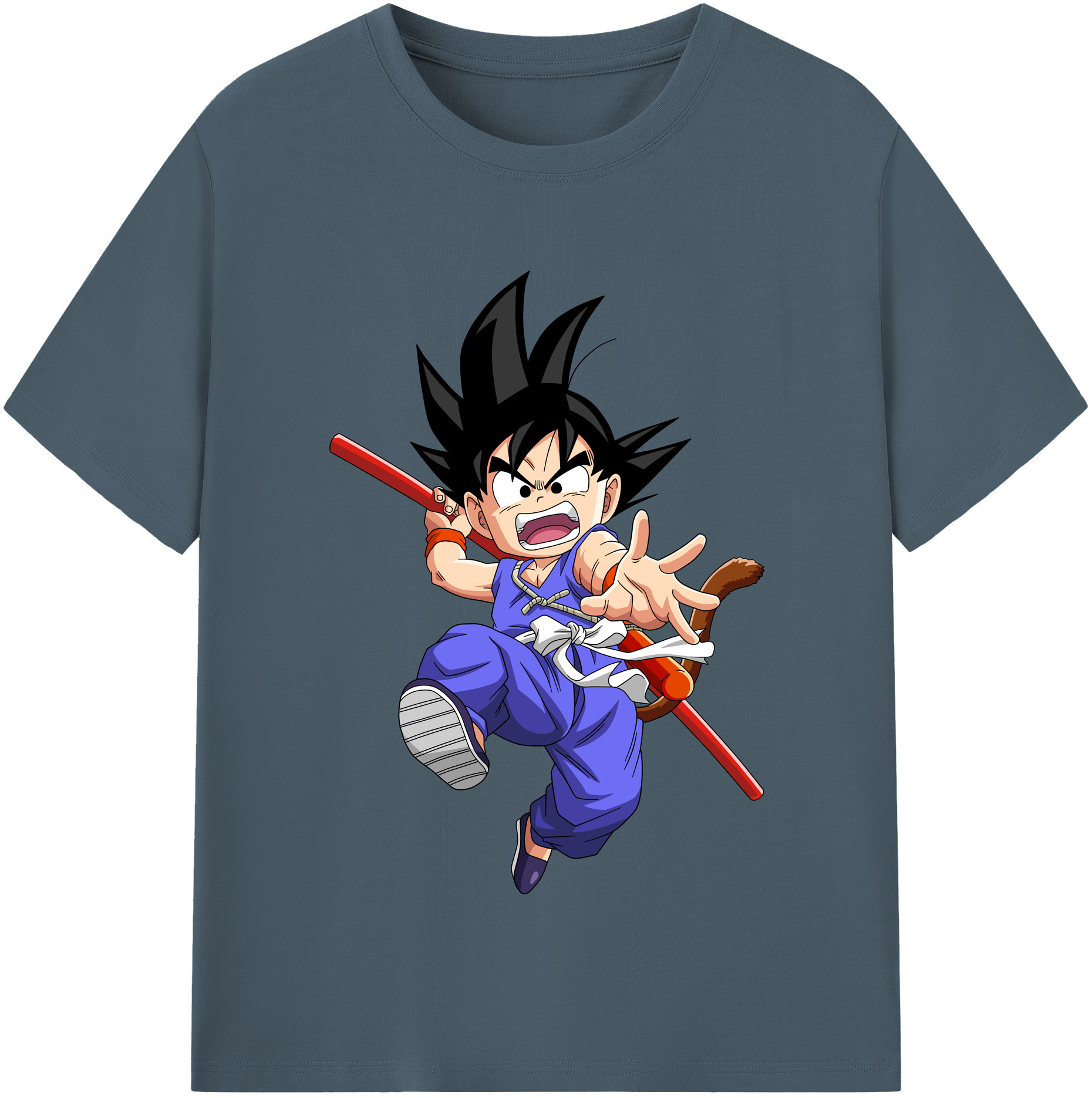 （画像用） ドラゴンボール 孫悟空（そん ごくう）Son Goku カカロット DRAGON BALL Kakarotto 綿100％半袖Tシャツ（フロントプリント）